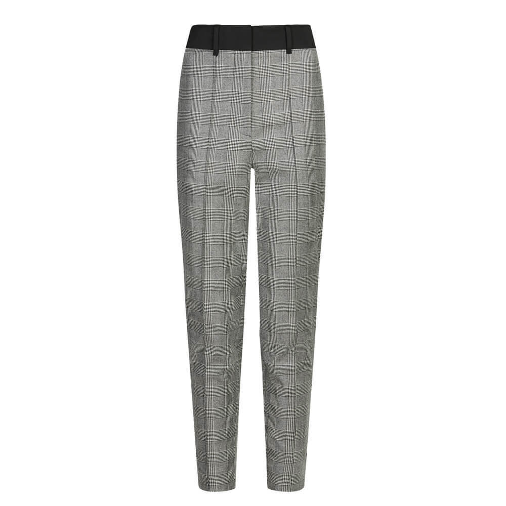 AllSaints Bea Woven Checked Skinny Fit Trousers